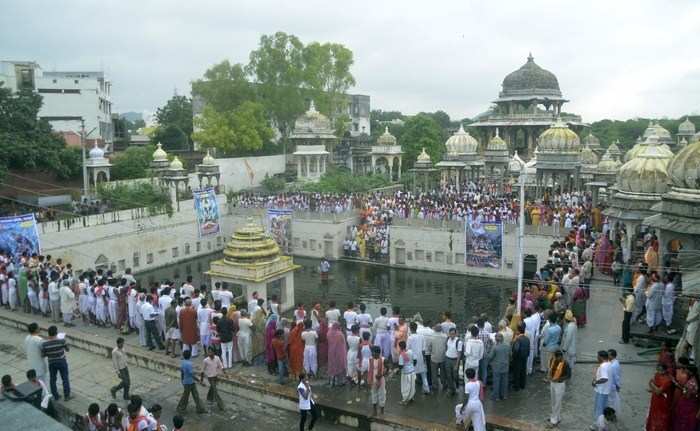 Devotees March Together In 'Kawad Yatra'