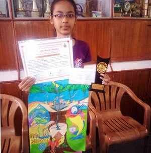 St Anthony’s Student in National Level Painting Competition