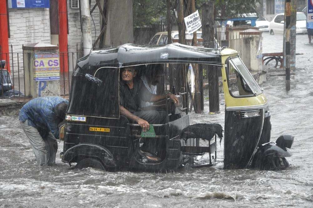 Udaipur witnesses Heavy Downpour