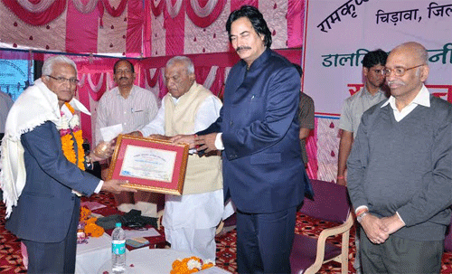 Dr. PC Jain conferred with Dalmiya Water-Environment Award 2015