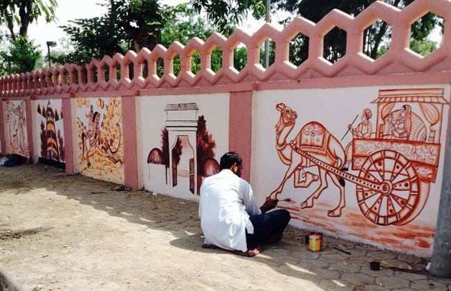 Local Art to shine on Old and Historical buildings of Udaipur