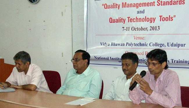 Vidya Bhawan Polytechnic Hosts Workshop on Quality Management