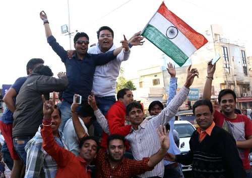 India beat Pakistan Sixth time in World Cup, City celebrates