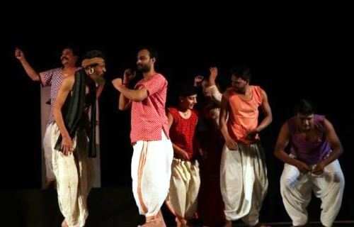 राजस्थानी नाट्य समारोह में नाटक ‘‘गवाड़’’ का मंचन