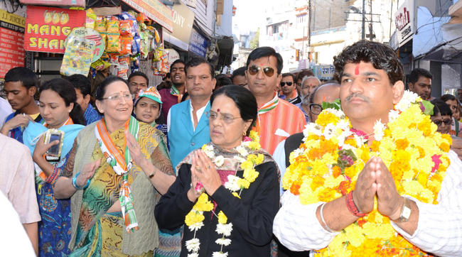 “Vote Shrimali” Girija Vyas appeals to Locals