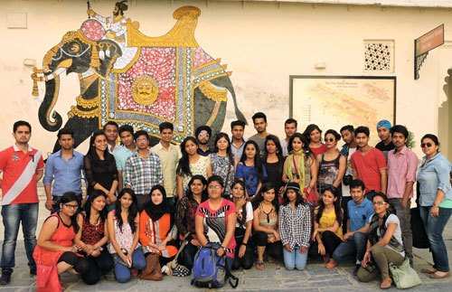981 students explored City Palace Museum