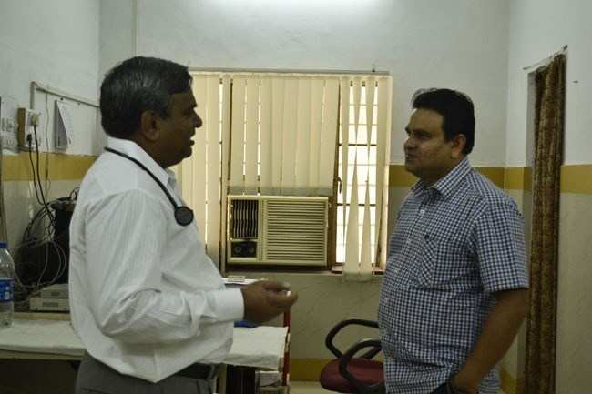 District Collector Inspects Hospital and Colonies