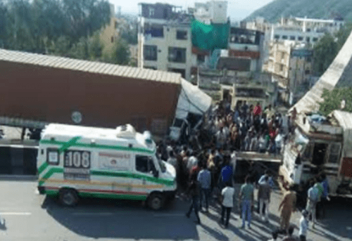 Yet another accident on Nathdwara flyover | 1 dead