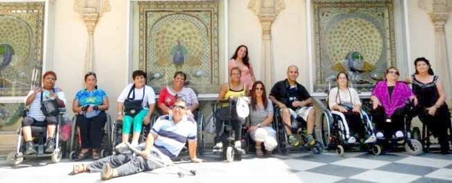 Specially Challenged team of Israel visits City Palace