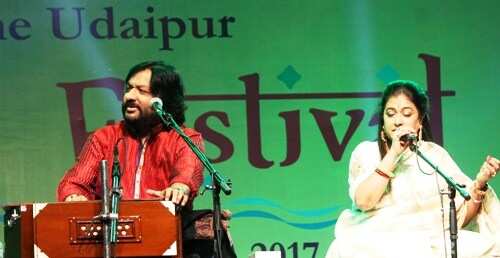 लेक फेस्टिवल की शाम गुलज़ार हुई रूप और सोनाली राठोड के नग्मों से