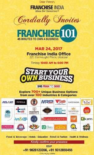Franchise India Consultation event on 24 March – Run your Own Business