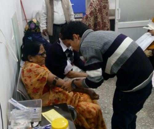 80 seniors benefited by Health Camp for Senior Citizens