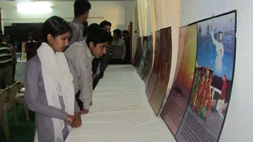 Swami Vivekananda’s painting exhibition organized at Vidya Bhawan Polytechnic