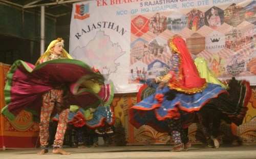 NCC शिविर में राजस्थान लोकगीतों और लोक नृत्यों से सजी वर्ष की आखिरी सांझ