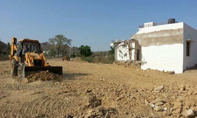 Road Construction Starts at Bhuwana