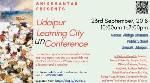 Its happening today! UnConference Udaipur – Un of its kind! – सीखना सिखाना मेला