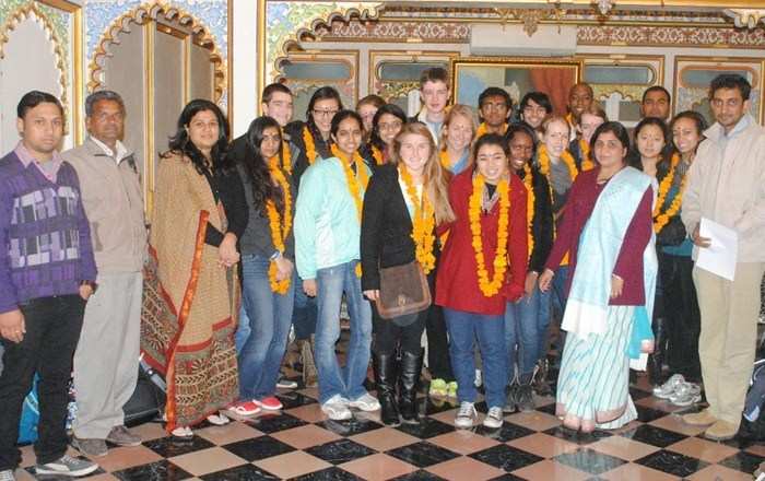 Duke University Student group Visits Udaipur