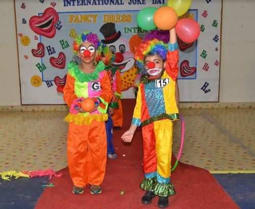 International Joke Day – Clown walk by Little Seedlites