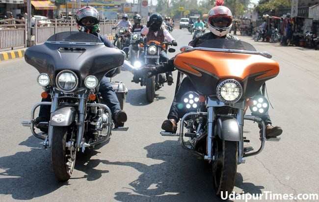 [PHOTOS] 3rd Western HOG Rally Reaches Udaipur, over 400 Harley riders are expected to congregate