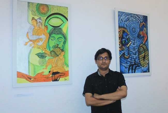 Udaipur Artist Showcases Work in Painting Exhibition