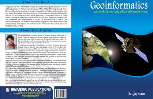 Unveiling of book on Geo Informatics authored by Dr. Sanjay Gaur