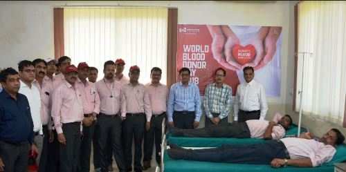 विश्व रक्तदाता दिवस 2018 के उपलक्ष्य पर रिकॉर्ड 203 युनिट रक्तदान