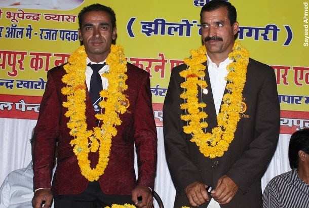 Udaipur Power Lifters Honored by Locals
