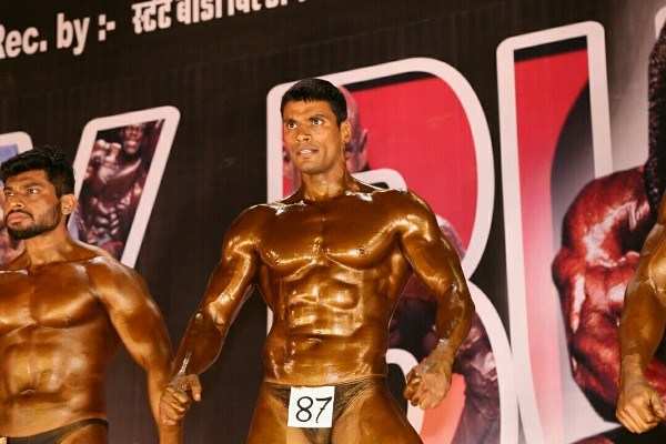 Anil Saini from Udaipur wins 3rd Place at Rajasthan Body Building Competition