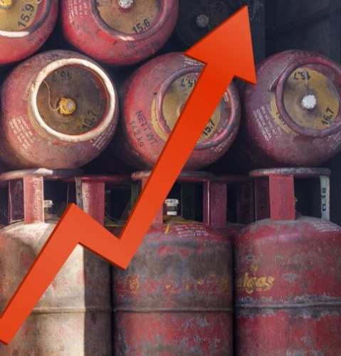Domestic gas cylinder rates rise by 48 rupees