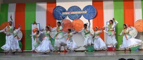 Republic Day celebrations at Seedling along with students from Sweden