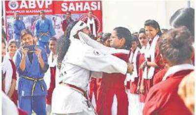 MISSION SAHASI to train girl students for self defense