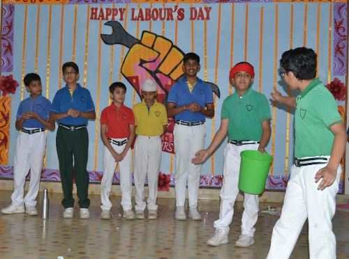 [Photos] Labour Day celebrations at Seedling Modern Public School Udaipur 