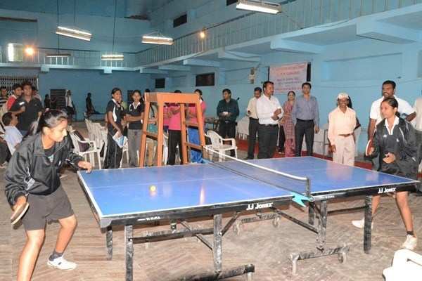 Semifinals of Inter College Table Tennis Tournament Held