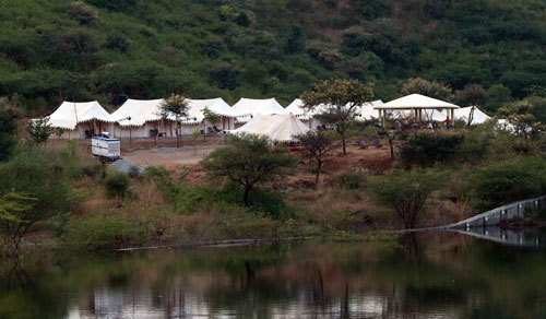 Lake Facing tent house to be available for Tourists