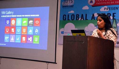 Global Azure Bootcamp organized at Techno India NJR
