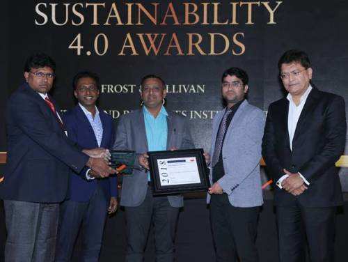 Hindustan Zinc awarded Frost & Sullivan TERI – Sustainability 4.0 and Safety Excellence Award 2018
