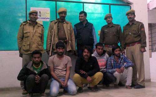 Five including history sheeter arrested, weapons seized