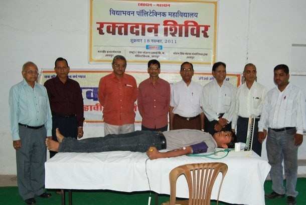 Blood Donation Camps by students and social workers
