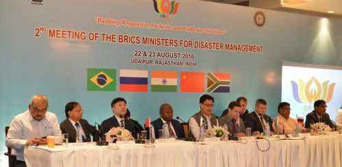 BRICS Disaster Risk Reduction meet adopts Udaipur Declaration