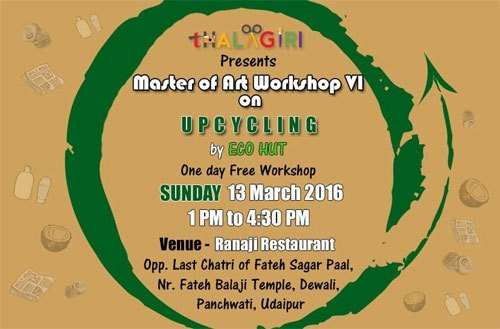 Organization of Upcycling Workshop by Thalagiri.com