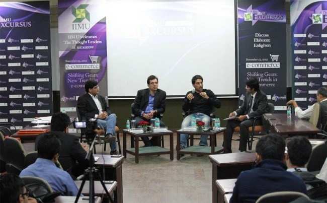Indian E-Commerce Stalwarts address students at IIM Udaipur Summit