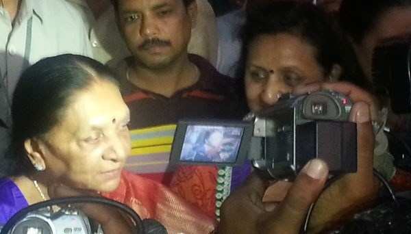 Gujarat CM arrives in Udaipur to attend a wedding