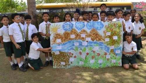 Earth day at Seedling World School