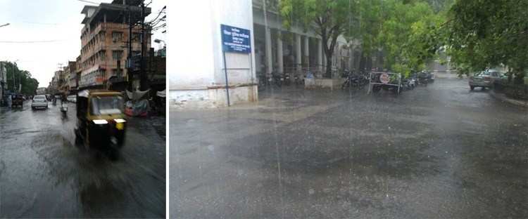 Thunderstorm, Rain wipes out Humidity