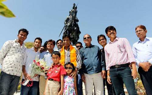 Comedian Raju Srivastava visits Udaipur