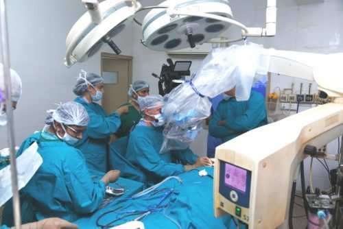 Live Surgery performed in front of audience at Geetanjali