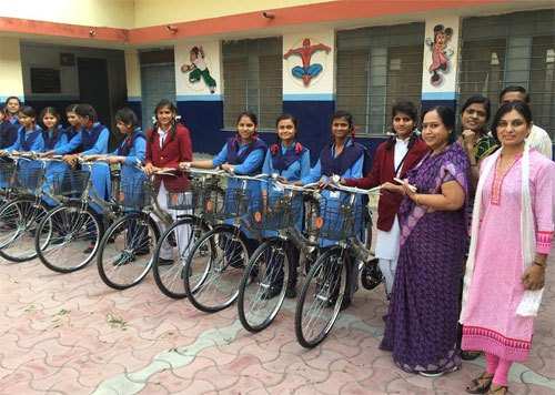31 girls receive free bicycles