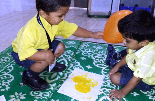 Witty’s Toddlers enjoy Yellow Color Day