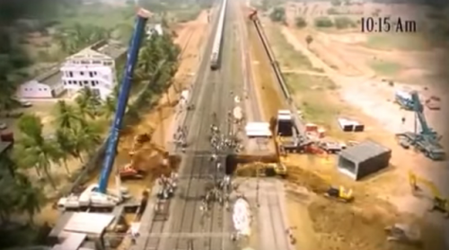 [Video] Watch Indian Railways build a subway in less than 5 hours