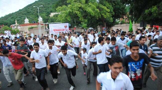 Udaipurites run for a Healthy Heart